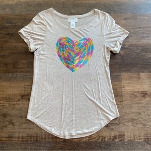 For the Republic Heart Tee Shirt Size S